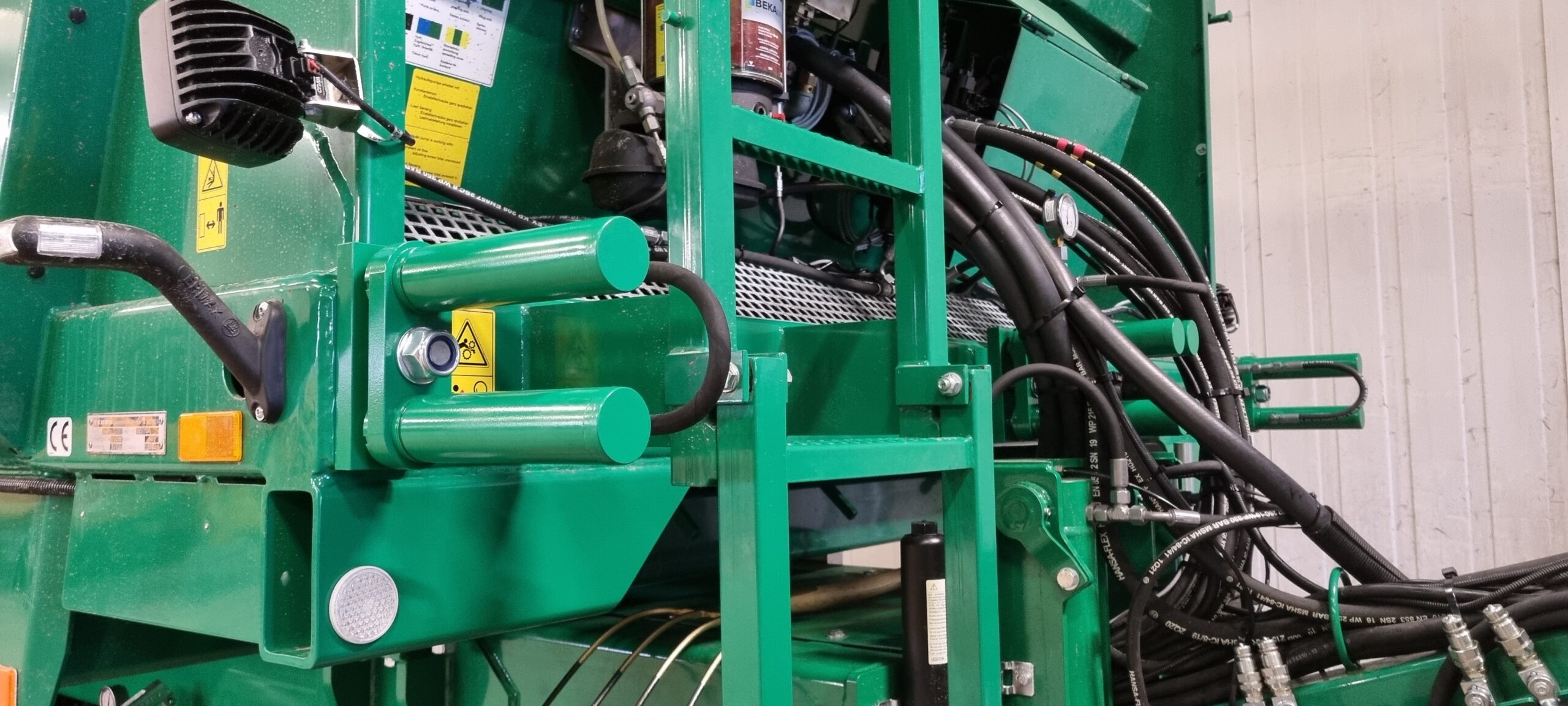 Opbouw hydraulische kettingspanner