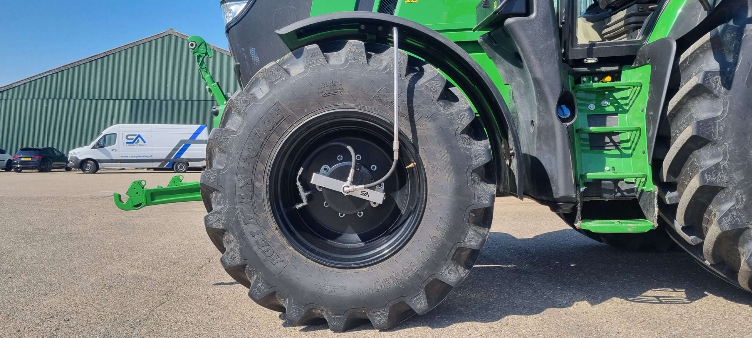 Luchtdruk wisselsysteem RVS uitgevoerd