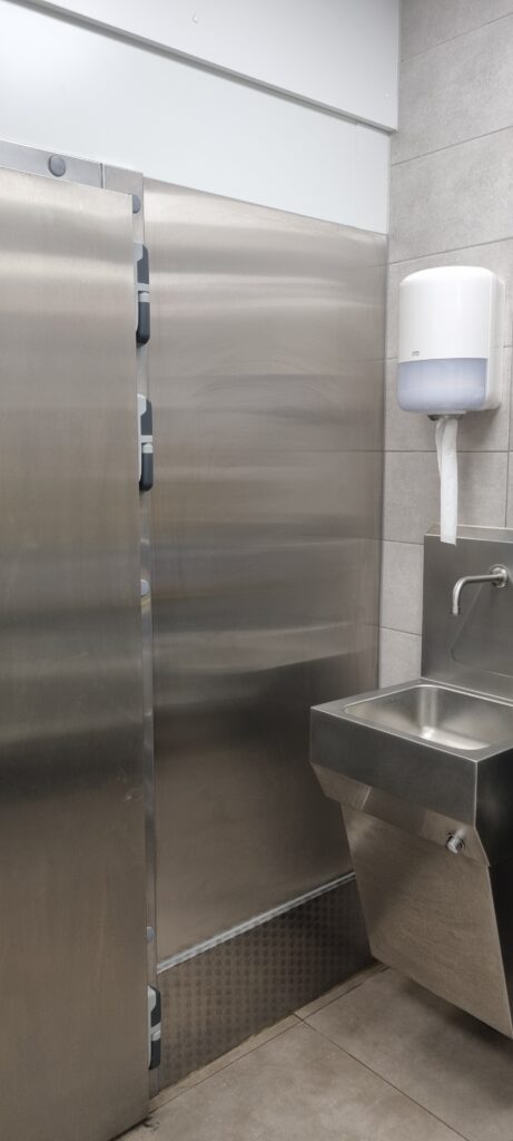 RVS afwerking winkel